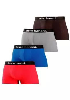 Боксеры Bruno Banani Boxershorts, цвет rot, grau, schwarz, navy-uni