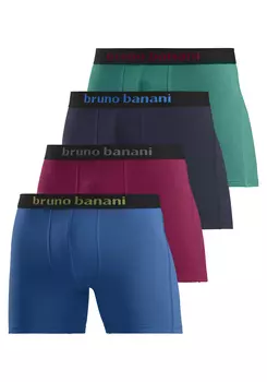 Боксеры Bruno Banani Langer Boxer, цвет blau, rot, marine, grn