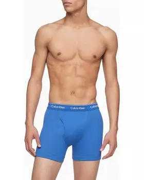 Боксеры Calvin Klein Underwear Cotton Classics Multipack, цвет Multi Blue