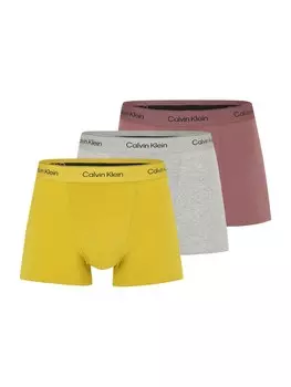 Боксеры Calvin Klein Underwear, цвет Mustard/mottled grey/Pastel red
