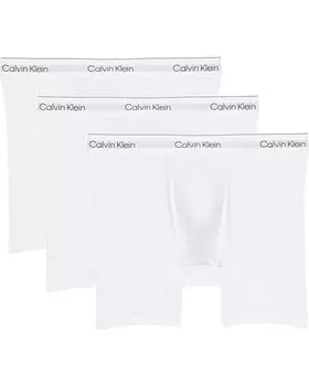Боксеры Calvin Klein Underwear Modern Cotton Stretch Boxer Brief 3-Pack, цвет White/White/White
