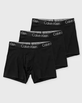 Боксеры Calvin Klein Underwear Modern Structure Cotton Boxer Brief 3Pk, черный