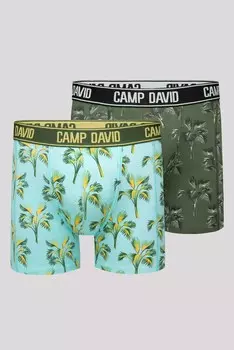 Боксеры CAMP DAVID, цвет Light blue/Olive