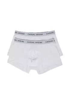 Боксеры CASUAL FRIDAY 2-er Stck Pack Boxershorts Trunks Set Basic Unterwsche NORH, белый