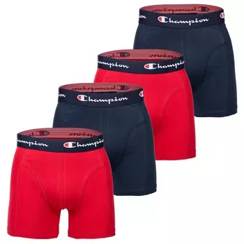 Боксеры Champion Boxershort 4 шт, цвет Marine/Rot