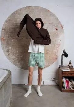 Боксеры CHECKERED Pockies, зеленый