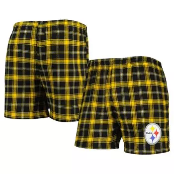 Боксеры Concepts Sport Pittsburgh Steelers, черный