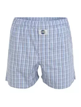 Боксеры D.E.A.L International CHECK, синий/голубой/темно-синий