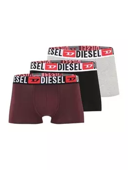 Боксеры DIESEL DAMIEN, цвет Grey/Burgundy/Black