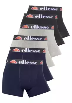 Боксеры Ellesse "MILLARO 6 PACK FASHION TRUNKS", черный