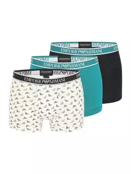 Боксеры Emporio Armani, цвет Ecru/Petrol/Black