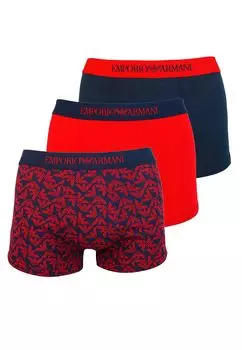 Боксеры Emporio Armani Emporio Armani Trunk 3 Pack Boxershorts Unterhosen, разноцветный