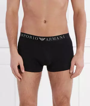 Боксеры Emporio Armani Iconic с логотипом, черный
