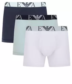 Боксеры Emporio Armani с логотипом 3 шт, зеленый