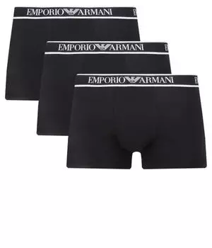 Боксеры Emporio Armani с логотипом, черный