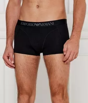 Боксеры Emporio Armani с логотипом на поясе, черный