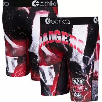 Боксеры Ethika Wisconsin Badgers, красный