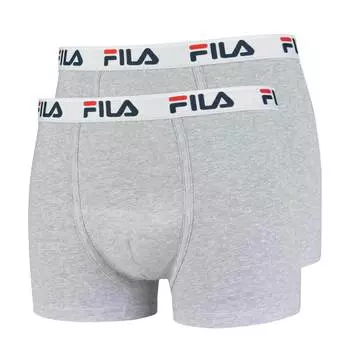 Боксеры Fila 2 шт, светло серый
