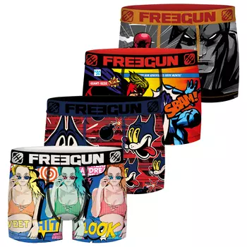 Боксеры Freegun Trunk Freegun Comic Herren s 4 шт, разноцветный