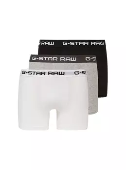 Боксеры G-Star Raw Boxershort 3 шт, серый/черный/белый