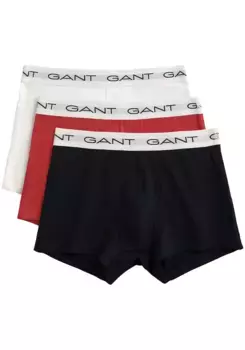 Боксеры Gant (3 шт., 3 шт.), с эластичным поясом с логотипом, цвет Multicolor