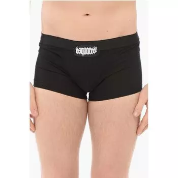 Боксеры GOTHIC из хлопка с вышитым логотипом Dsquared2, черный