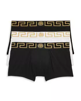 Боксеры Greca Border, упаковка из 3 шт. Versace