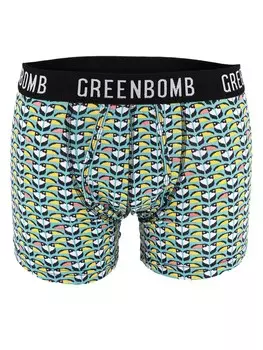 Боксеры GREENBOMB, светло-зеленый