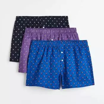 Боксеры H&amp;M Avengers 3-pack Woven Cotton, мультиколор