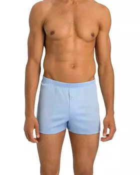 Боксеры Hanro Cotton Sporty Knit, цвет Placid Blue