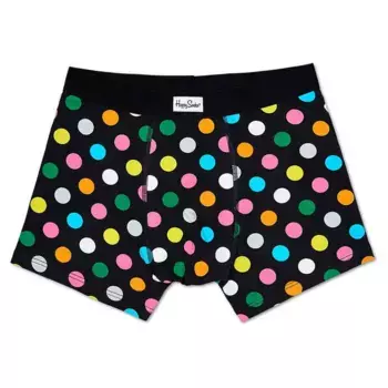 Боксеры Happy Socks Big Black Dot, черный
