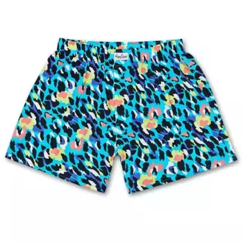 Боксеры Happy Socks Leopard, синий