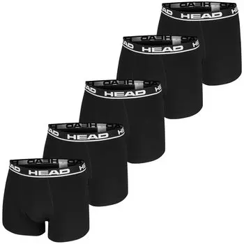 Боксеры HEAD Boxershorts 5 шт, черный