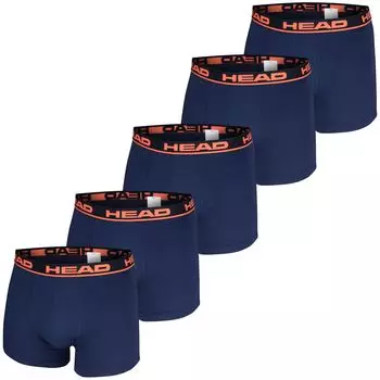 Боксеры HEAD Boxershorts 5 шт, темно-синий