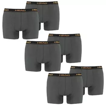 Боксеры HEAD Boxershorts 6 шт, цвет 862 - dark shadow