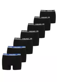 Боксеры HEAD Boxershorts 7 шт, цвет Tripple Black / Navy