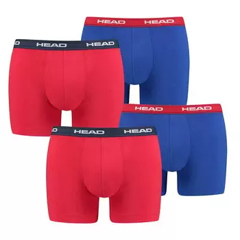 Боксеры HEAD Boxershorts Basic Boxer 4P, белый