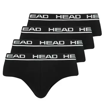 Боксеры HEAD Boxershorts Head Boxer Brief 4P, цвет 002 - Black