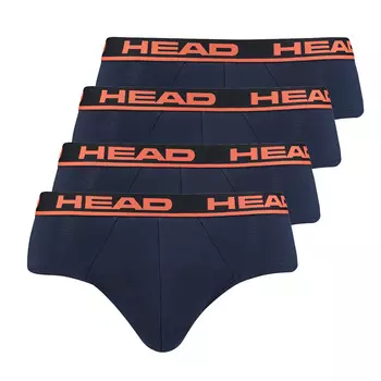 Боксеры HEAD Boxershorts Head Boxer Brief 4P, цвет 003 - Blue / Orange