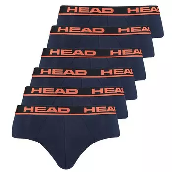 Боксеры HEAD Boxershorts Head Boxer Brief 6P, цвет 003 - Blue / Orange