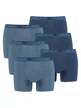 Боксеры HEAD short 6er Pack, цвет blau (blue heaven)