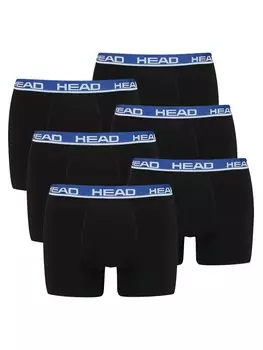 Боксеры HEAD short 6er Pack, цвет schwarz/blau