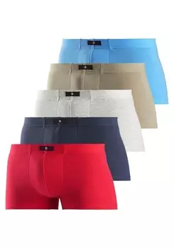 Боксеры HIS Boxershorts, цвет rot, marine, grau-meliert, khaki