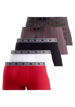 Боксеры HIS Boxershorts, красный