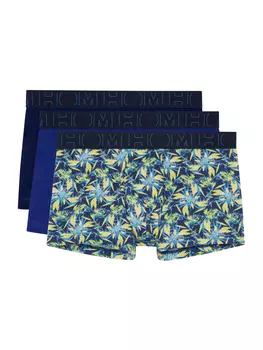 Боксеры HOM Boxer Briefs Tropical no 2, цвет navy/blue/blue print