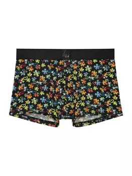 Боксеры Hom PUZZLED LOVE, черный