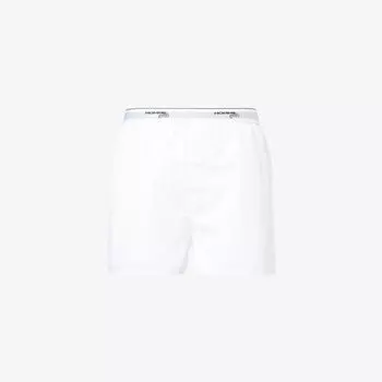 Боксеры Hommegirls с высокой посадкой с фирменной резинкой, белый