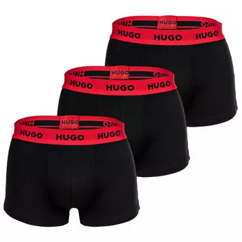 Боксеры HUGO 3 шт, черный