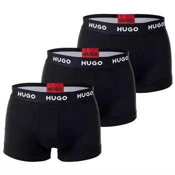 Боксеры HUGO Boxershort 3 шт, черный