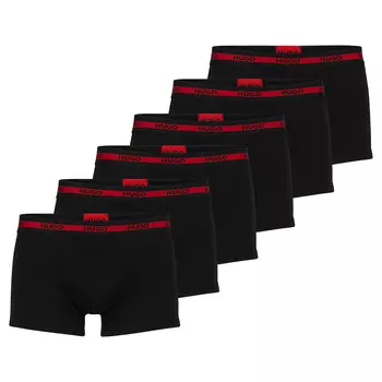 Боксеры HUGO Boxershort 6 шт, черный